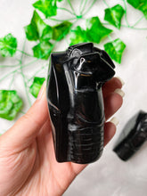 Load image into Gallery viewer, Black Obsidian Iron Man Fist