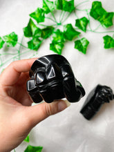 Load image into Gallery viewer, Black Obsidian Iron Man Fist