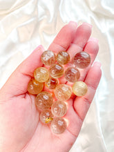 Load image into Gallery viewer, Mini Golden Rutile Sphere