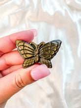 Load image into Gallery viewer, Gold Sheen Obsidian Butterfly