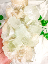 Load image into Gallery viewer, Green Apophyllite with Peach Stilbite Mineral Specimen #2 (AA)