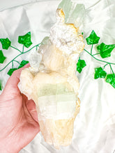 Load image into Gallery viewer, Green Apophyllite with Peach Stilbite Mineral Specimen #3