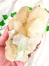 Load image into Gallery viewer, Green Apophyllite with Peach Stilbite Mineral Specimen #5