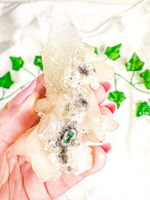 Load image into Gallery viewer, Green Apophyllite with Peach Stilbite Mineral Specimen #12