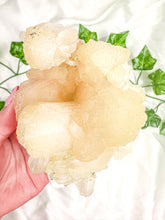 Load image into Gallery viewer, Peach Stilbite with Green Apophyllite and Okenite Mineral Specimen #3 (AA)