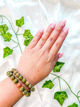 Load image into Gallery viewer, Unakite Bracelet