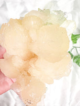 Load image into Gallery viewer, Peach Stilbite with Green Apophyllite and Okenite Mineral Specimen #3 (AA)