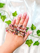 Load image into Gallery viewer, Rhodonite Chip Bracelet