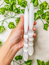 Load image into Gallery viewer, Satin Spar Selenite Dagger