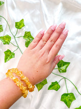 Load image into Gallery viewer, Yellow Fluorite Chip Bracelet