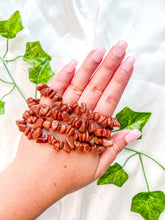 Load image into Gallery viewer, Mahogany Red Obsidian Chip Bracelet