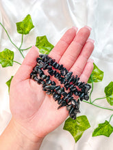 Load image into Gallery viewer, Black Obsidian Chip Bracelet