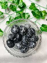 Load image into Gallery viewer, Snowflake Obsidian Tumbled Stones