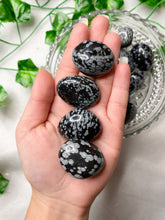 Load image into Gallery viewer, Snowflake Obsidian Tumbled Stones
