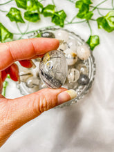 Load image into Gallery viewer, Black Tourmalinated Quartz Tumbled Stones