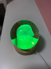 Load image into Gallery viewer, Wooden Light Up Sphere Stand