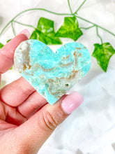 Load image into Gallery viewer, Blue Aragonite Heart