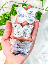 Load image into Gallery viewer, White Dendritic Opal Butterfly