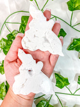 Load image into Gallery viewer, White Druzy Snow Plum Agate Fairy