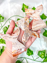 Load image into Gallery viewer, Pink Crazy Lace Agate Mermaid Tail