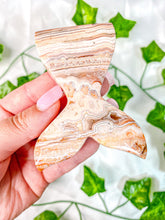 Load image into Gallery viewer, Pink Crazy Lace Agate Mermaid Tail
