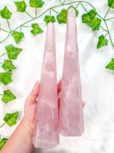 Load image into Gallery viewer, Rose Quartz Obelisk Statement Tower #3