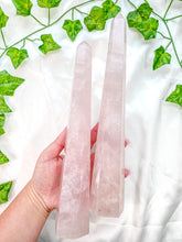 Load image into Gallery viewer, Rose Quartz Obelisk Statement Tower #2
