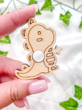 Load image into Gallery viewer, Wooden Dino Sphere Stand