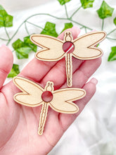 Load image into Gallery viewer, Wooden Dragonfly Sphere Stand