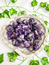 Load image into Gallery viewer, Chevron Amethyst Tumbled Stones