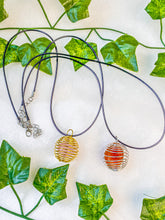 Load image into Gallery viewer, Spiral Cage Pendant Necklace