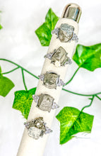 Load image into Gallery viewer, Raw Pyrite Ring (adjustable)