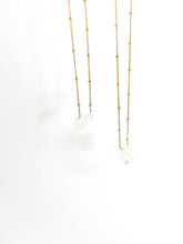 Load image into Gallery viewer, Raw Clear Quartz Necklace