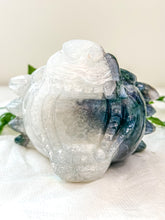 Load image into Gallery viewer, Moss Agate Statement Tiger Head #1
