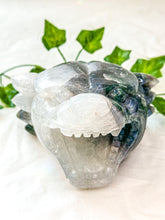 Load image into Gallery viewer, Moss Agate Statement Tiger Head #1