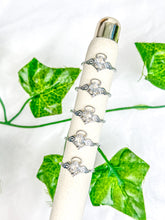 Load image into Gallery viewer, Clear Quartz Angel Ring (adjustable)