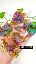 Load image into Gallery viewer, Titanium Rainbow Aura Bismuth Freeform (XS-L)
