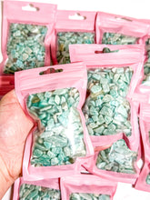 Load image into Gallery viewer, Amazonite Crystal Chip Bag
