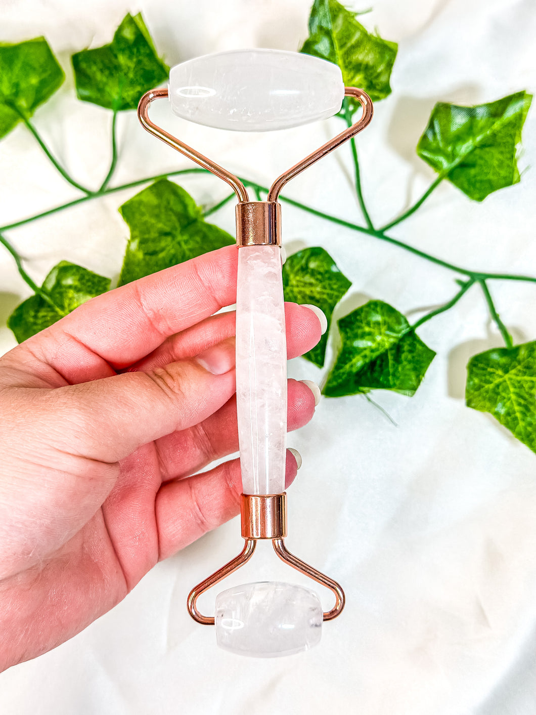 Clear Quartz Facial Roller