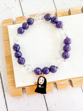 Load image into Gallery viewer, Lepidolite &amp; Clear Quartz Custom Bracelet (S36F) Small
