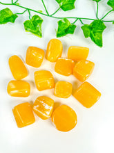 Load image into Gallery viewer, Orange Calcite Tumbled Stones
