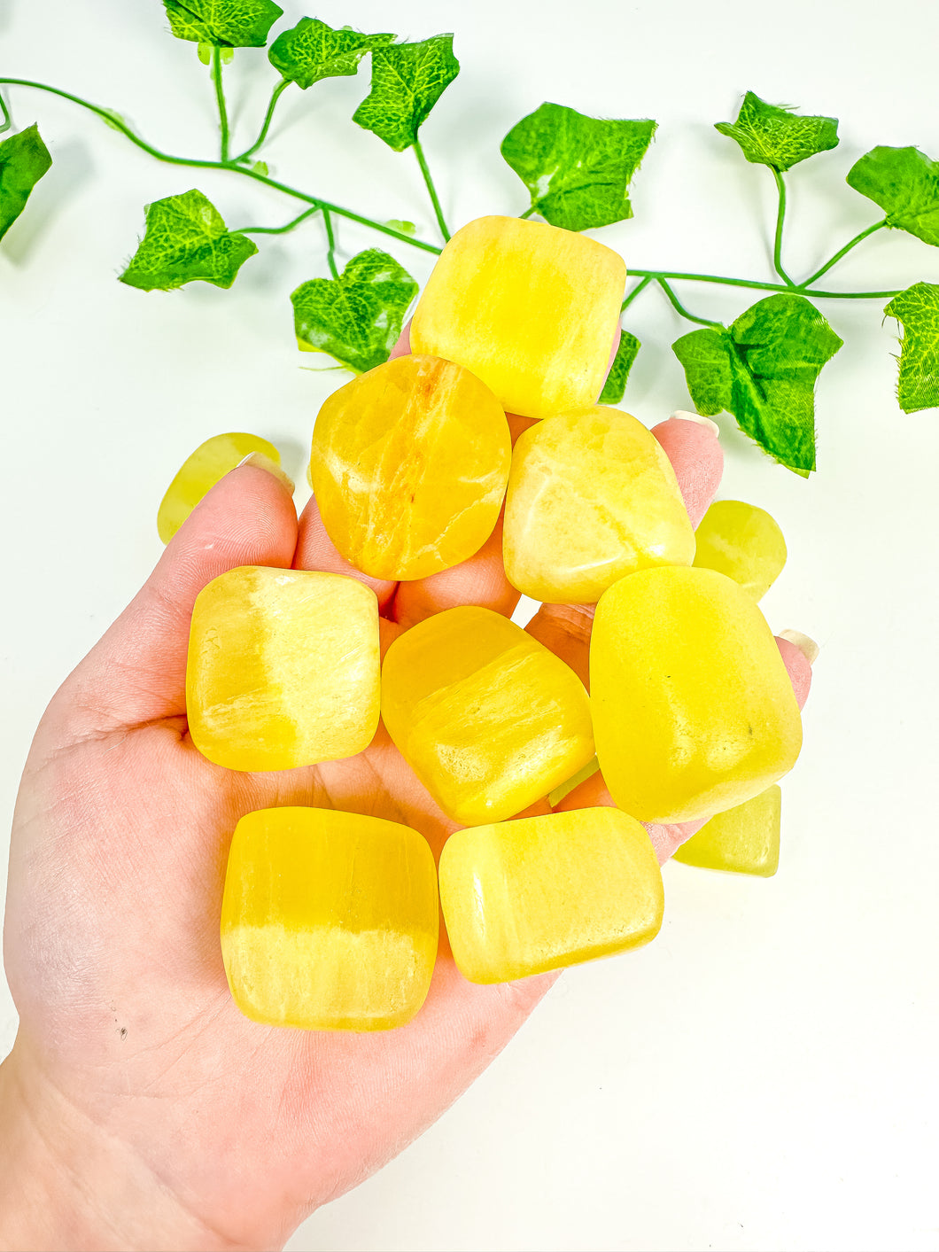 Lemon Calcite Tumbled Stones