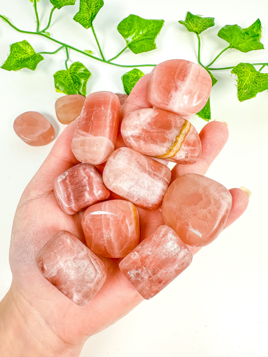 Rose Calcite Tumbled Stones