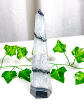 Load image into Gallery viewer, Black Agate Tower (38A)
