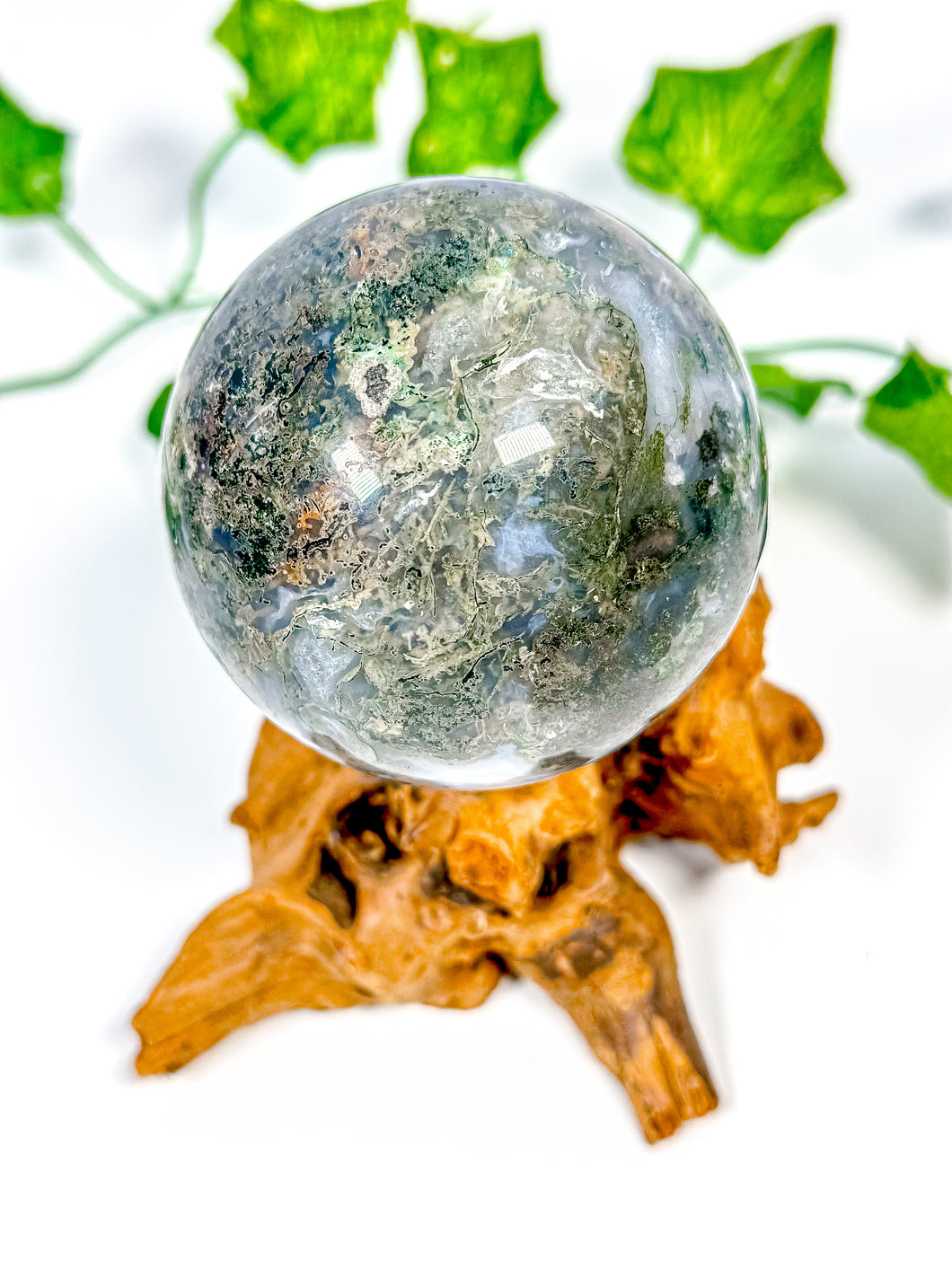 Moss Agate Sphere (54C)
