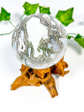 Load image into Gallery viewer, Moss Agate Sphere (62A)
