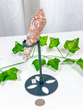 Load image into Gallery viewer, Crazy Lace Agate Wand on Stand (30A)
