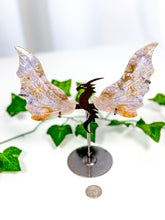 Load image into Gallery viewer, Ocean Jasper Dragon Wings on Stand (40G)
