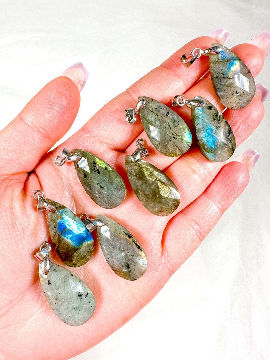 Faceted Labradorite Pendent