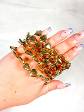 Load image into Gallery viewer, Pyrite Heart Bracelet
